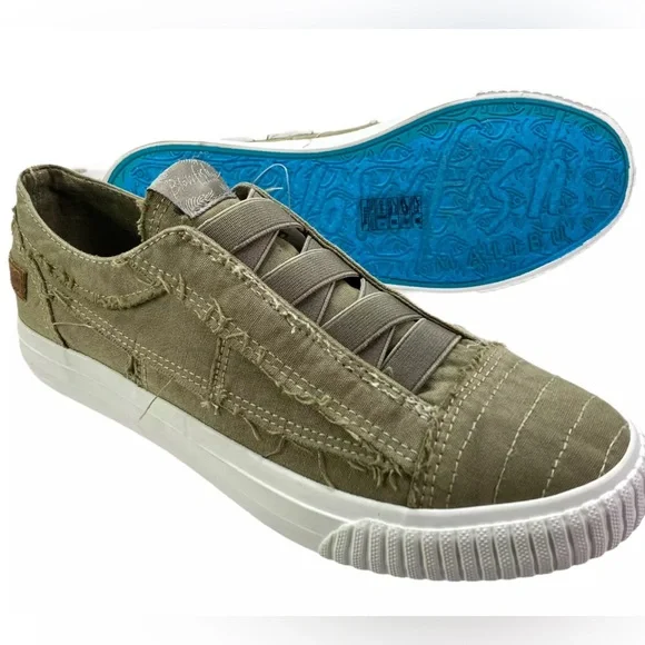 BLOWFISH MAURA Khaki Sneakers. Size 7.5 - Picture 13 of 14